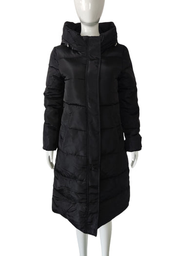 Chaqueta Larga de Algodón Grueso con Capucha - Ajuste Slim Resistente al Frío - Image 8