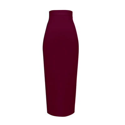Falda Bandage Elegante de Cintura Alta con Elástico Ajustado - Image 8