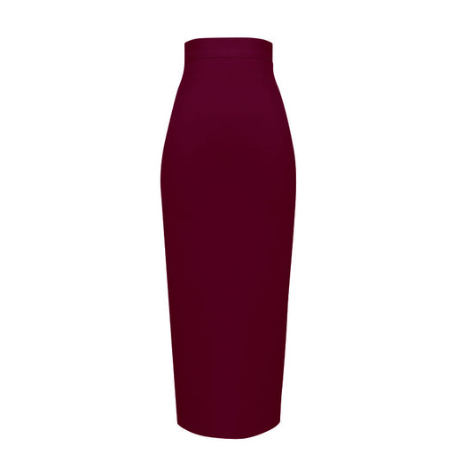 Falda Bandage Elegante de Cintura Alta con Elástico Ajustado - Image 8