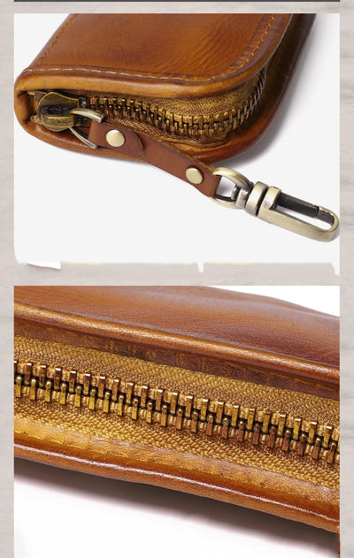 Estuche Multifuncional para Llaves de Cuero Curtido al Vegetal - Gran Capacidad - Image 24