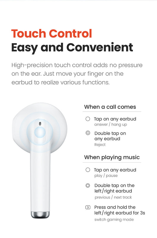 Auriculares Bluetooth Semiintraaurales con Reducción de Ruido y Baja Latencia - Image 22