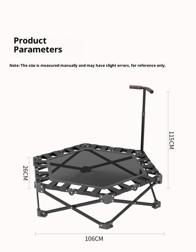 Cama Elástica Plegable para el Hogar con Barras de Seguridad - Image 8