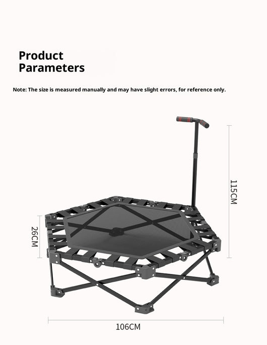 Cama Elástica Plegable para el Hogar con Barras de Seguridad - Image 8