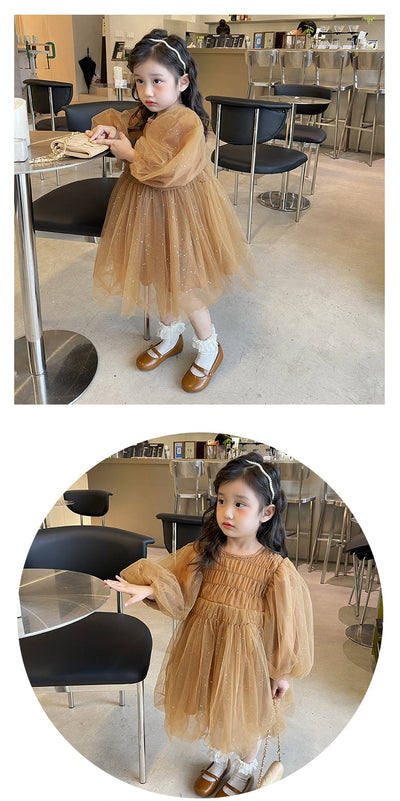 Vestido de Malla Elegante para Niña - Image 13