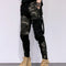 Overol Casual Funcional Camuflado con Costuras de Personalidad Slim