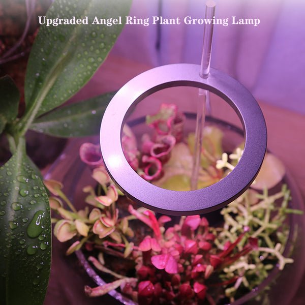Lámpara LED de Espectro Completo Anillo Angel para Plantas - Cultivo Indoor USB 5V