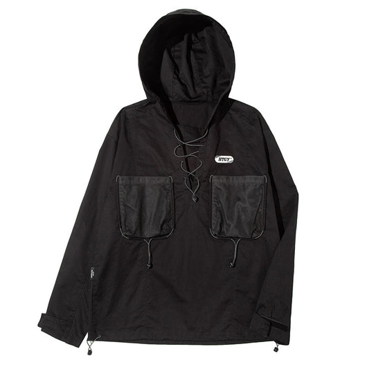 Sudadera Hoodie Suelta con Múltiples Bolsillos para Hombre - Image 8