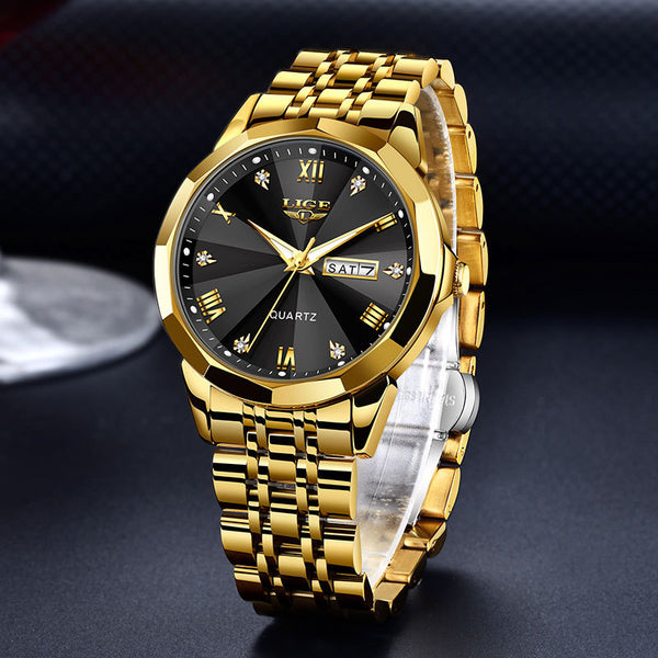 Reloj Deportivo Dual Calendario con Luminiscencia y Resistencia al Agua