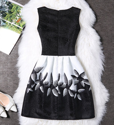 Vestido Slim Estampado sin Mangas - Diseño Moderno y Favorecedor - Image 5
