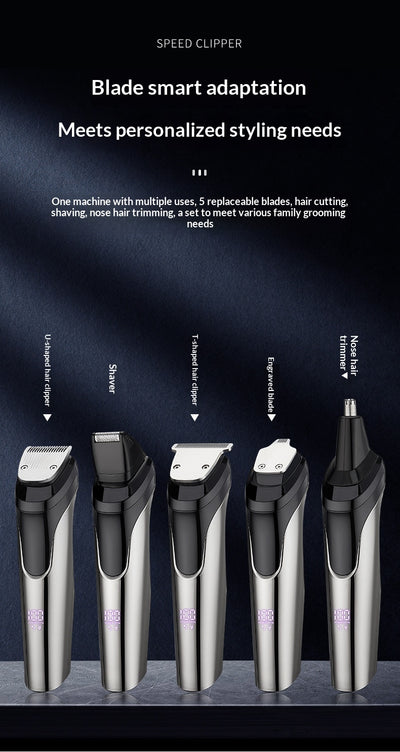 Cortadora de Cabello Eléctrica 5 en 1 para Hombre - Image 17