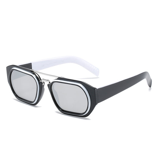 Gafas Cuadradas con Lente Espejada - Estilo Influencers Europeos y Americanos - Image 7
