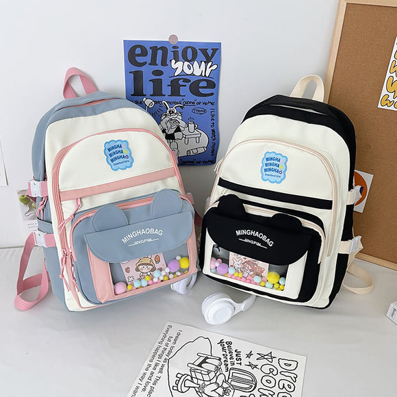 Mochila Versátil de Gran Capacidad con Bandolera Ajustable