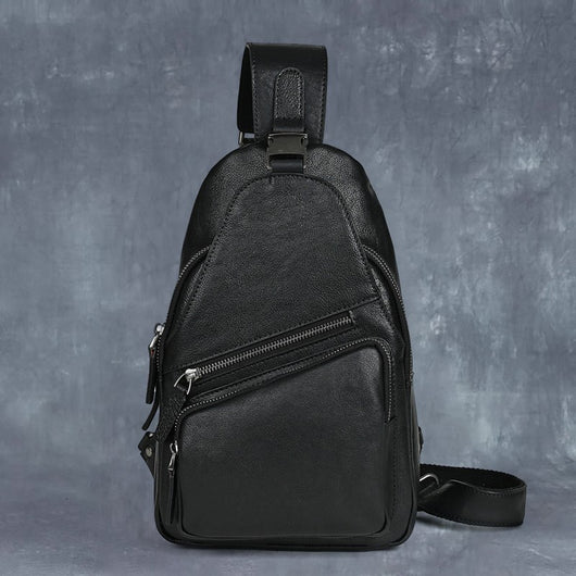 Bolso Mensajero de Cuero Genuino para Hombre - Estilo Retro con Gran Capacidad - Image 7