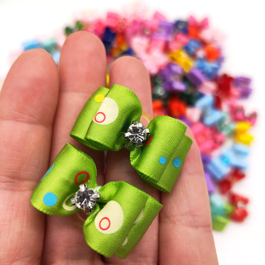 Accesorios para el Cabello de Mascotas con Moño Floral - Image 4
