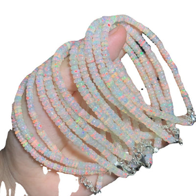 Pulsera de Plata 925 con Ópalo Natural Facetado - Image 5