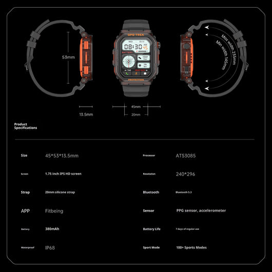 Reloj Inteligente FT61 con Bluetooth y Llamadas Deportivo - Image 12