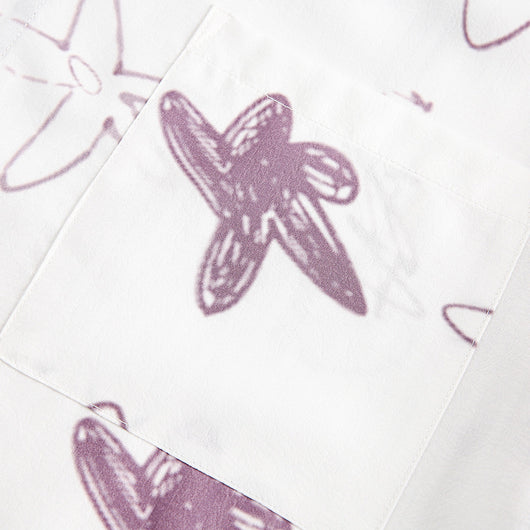 Camisa Estampada con Estrella de Cinco Puntas para Hombre - Image 3