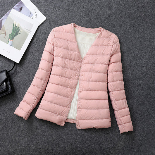Chaqueta Térmica Ligera Cuello Redondo para Mujer - Image 4