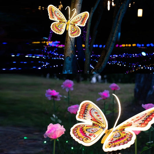 Luces Decorativas LED Mariposas para Jardín y Espacios Públicos - Image 4