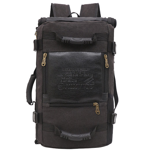 Mochila de Lona para Hombre - Backpack de Viaje y Trabajo con Compartimento Laptop - Image 7
