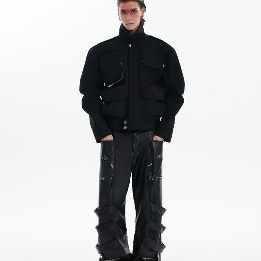 Chaqueta Cargo Profesional Multi-bolsillos para Trabajo Pesado - Image 2