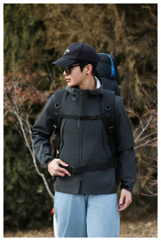 Mochila de Senderismo 90L XIYAHU - Resistente al Agua para Trekking y Acampada - Image 28