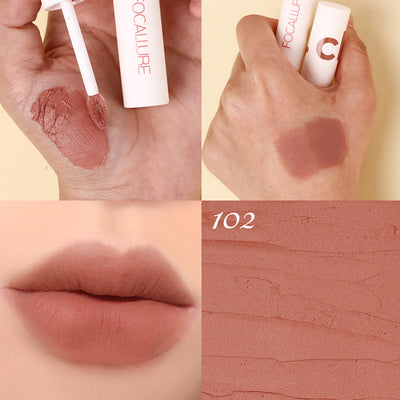 Gloss Labial Mate Aterciopelado a Prueba de Agua - Acabado Heroína Larga Duración - Image 4