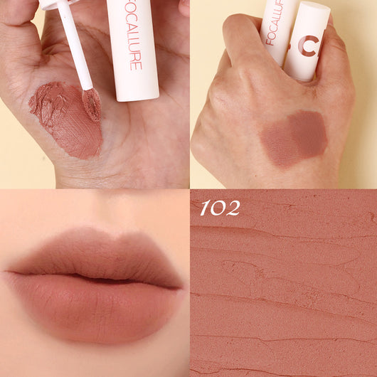 Gloss Labial Mate Aterciopelado a Prueba de Agua - Acabado Heroína Larga Duración - Image 4