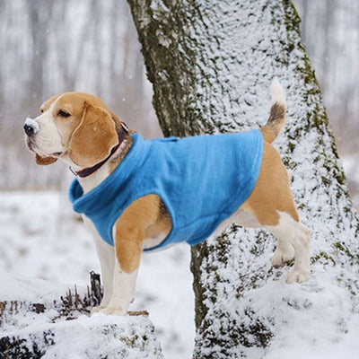 Abrigo Térmico de Forro Polar para Perros Pequeños y Cachorros