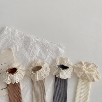 Calcetines de Encaje Morandi sin Talón - Diseño Coreano Elegante - Image 8