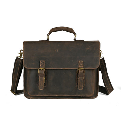 Bolso Crossbody para Laptop de Cuero Premium con Asa Simple - Image 5