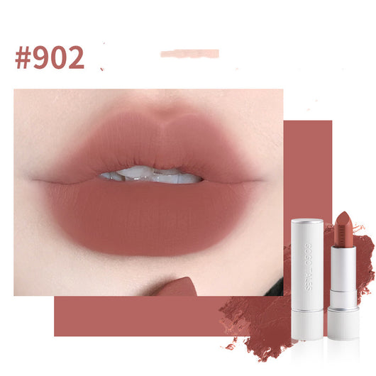 Labial Retro Otoño Invierno Terciopelo Suave Caramelo Castaño - Image 6