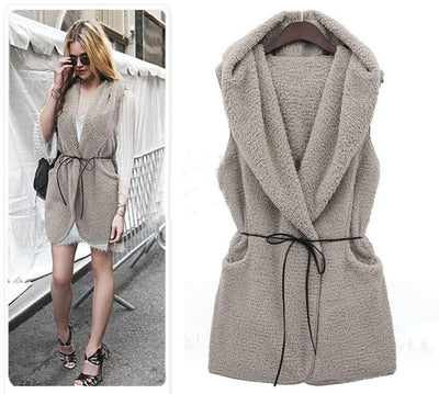 Chaleco Acolchado de Lana Suave Talla Grande - Abrigo Cálido Versátil - Image 5