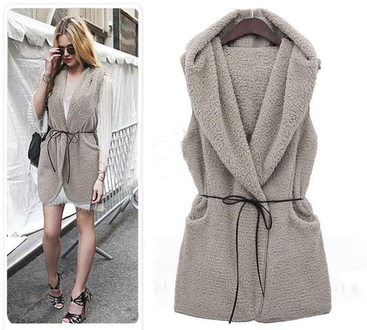 Chaleco Acolchado de Lana Suave Talla Grande - Abrigo Cálido Versátil - Image 5