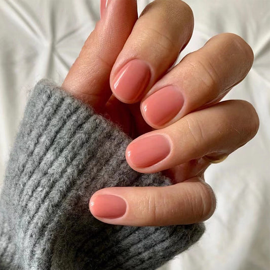 Uñas Postizas de Color Sólido - Adhesivas Removibles Lista para Usar