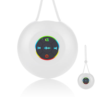 Parlante Bluetooth Portátil Impermeable con Luces LED Multicolor - Image 7
