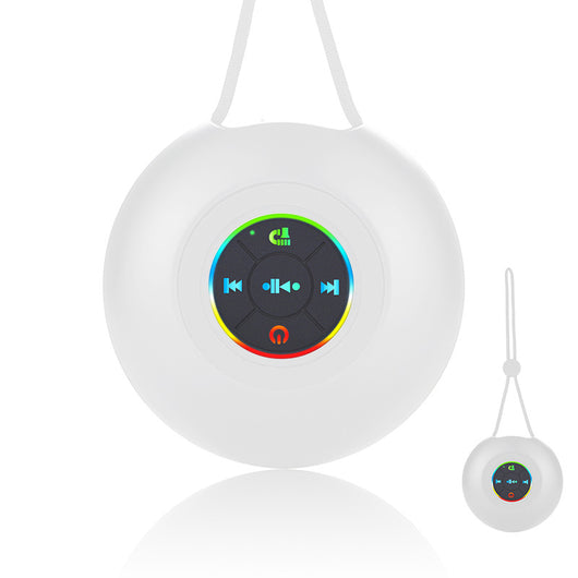 Parlante Bluetooth Portátil Impermeable con Luces LED Multicolor - Image 7