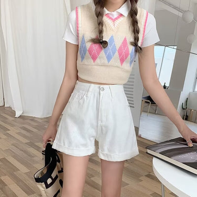 Shorts de Mezclilla Estilo Hong Kong para Mujer - Verano - Image 9