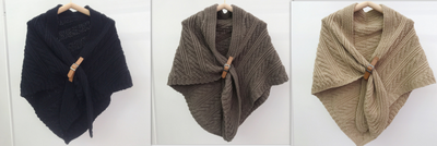 Poncho Triangular de Cuero Hueco Estilo Coreano - Abrigo Elegante de Color Liso - Image 22