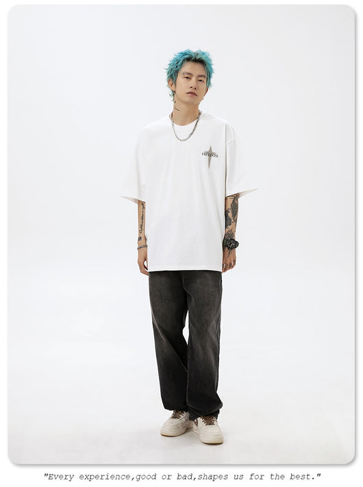 Camiseta Clásica Americana de Manga Corta para Hombre - Image 12
