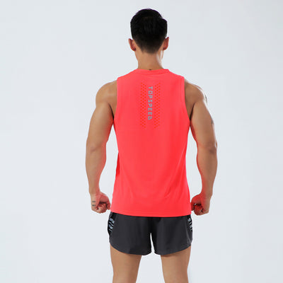 Camiseta Sin Mangas Elástica y Transpirable para Hombre Talla Grande - Image 4