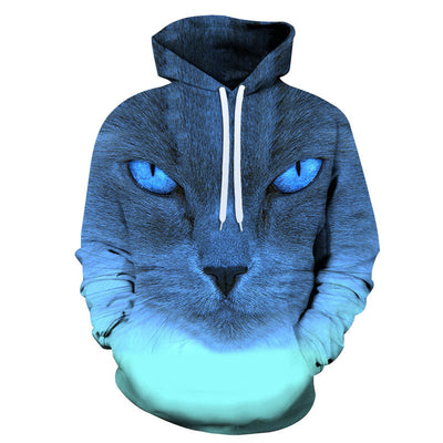 Uniforme de Béisbol Holgado Unisex con Gato Blanco 3D - Estilo Otoñal - Image 10