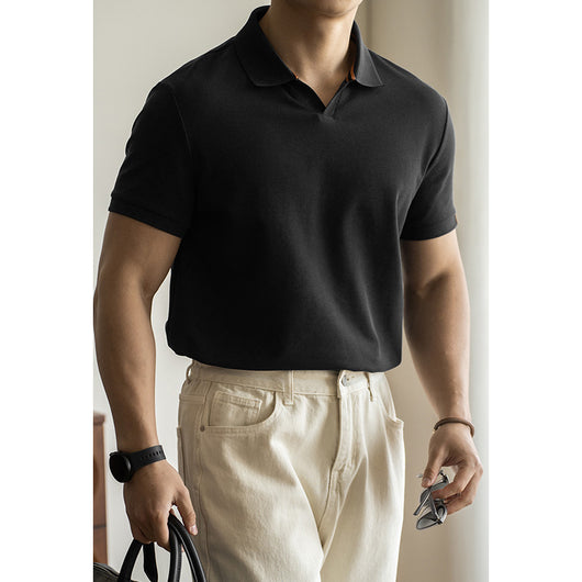 Polo Clásico Americano de Algodón Transpirable - Image 8
