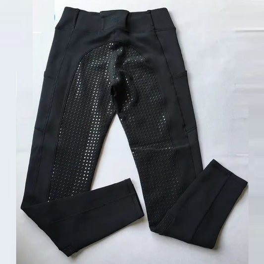 Pantalones Ecuestres Otoño-Invierno de Alto Rendimiento para Adultos y Niños - Image 2