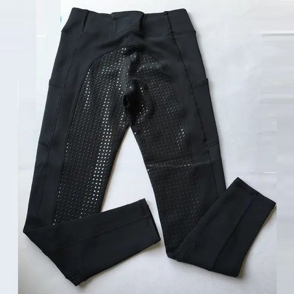 Pantalones Ecuestres Otoño-Invierno de Alto Rendimiento para Adultos y Niños