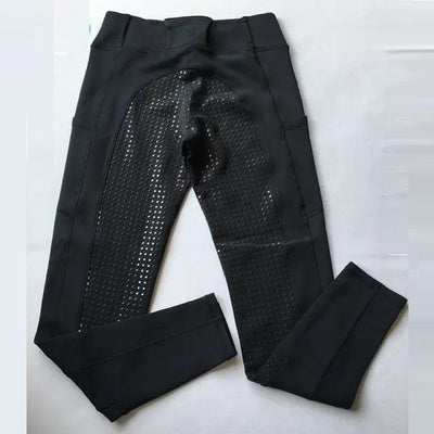 Pantalones Ecuestres Otoño-Invierno de Alto Rendimiento para Adultos y Niños - Image 2