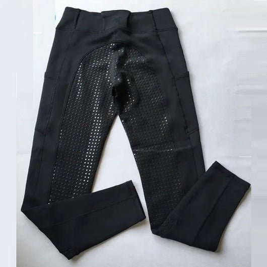 Pantalones Ecuestres Otoño-Invierno de Alto Rendimiento para Adultos y Niños - Image 2