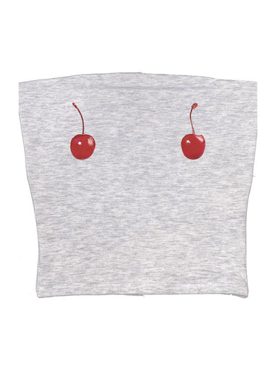 Camiseta Niña Estampado Cereza Sin Mangas Estilo Urbano - Image 22