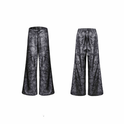 Pantalón Plata Holgado de Pierna Ancha - Casual Moderno - Image 8
