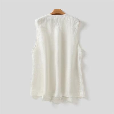 Chaleco Estilo Japonés de Algodón - Chaqueta Suelta y Casual - Image 7